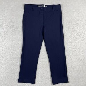 Betabrand Pants Womens Small Blue Cropped Dress Yoga Pant Career Casual Everyday